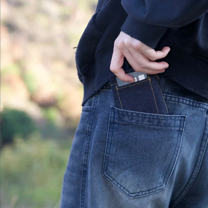 Handmade Jean Short Wallet